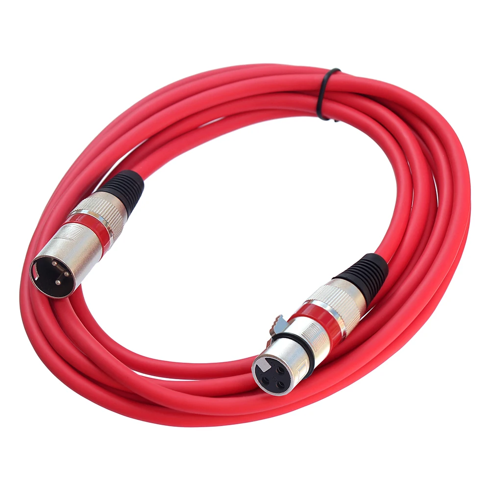 3Pin kabel XLR męski na żeński przedłużacz sygnału Audio Cannon Balance XLR mikrofon Karon Mixe EQ Line