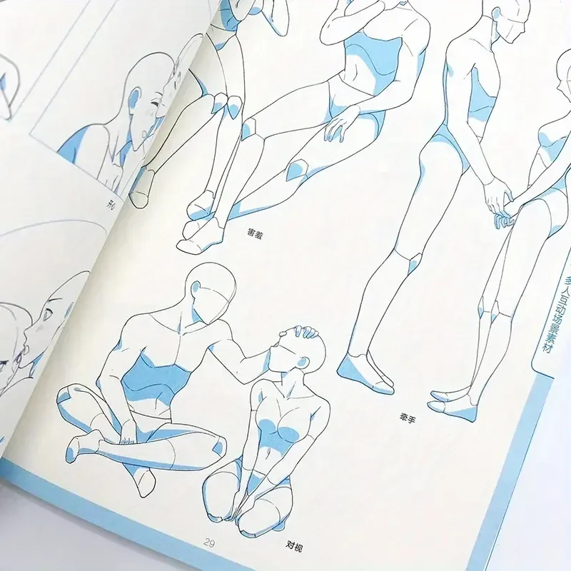 Dynamic Set anime Animation Human Body Materials