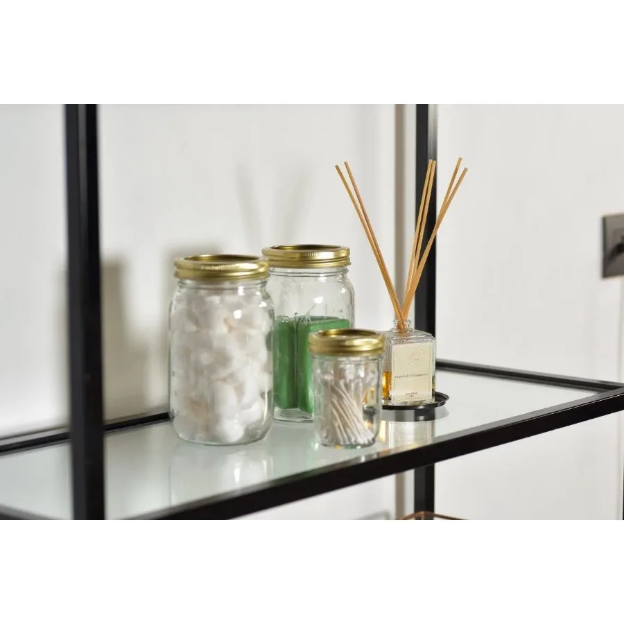 Large 32 oz Wide Mouth Mason Jars 12pk, Quart Canning Jars and Lids, Bulk Glass Jars for Canning Whole Fruits