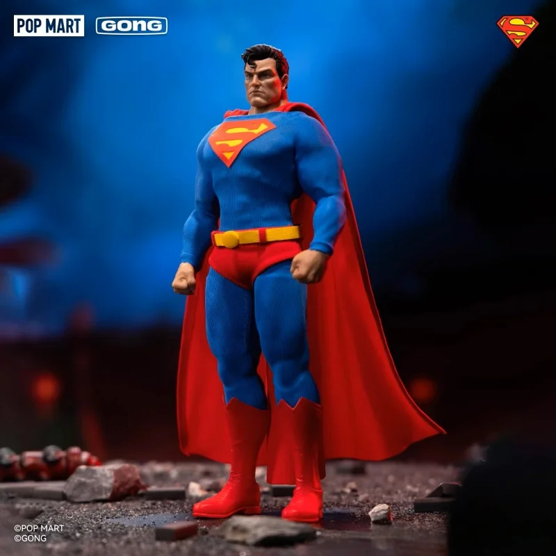 

New POP MART & GONG Batman Hush Superman 1/12 Scale Articulated Collectible Action Figure Fabric Outfit Model Toy For Collectors