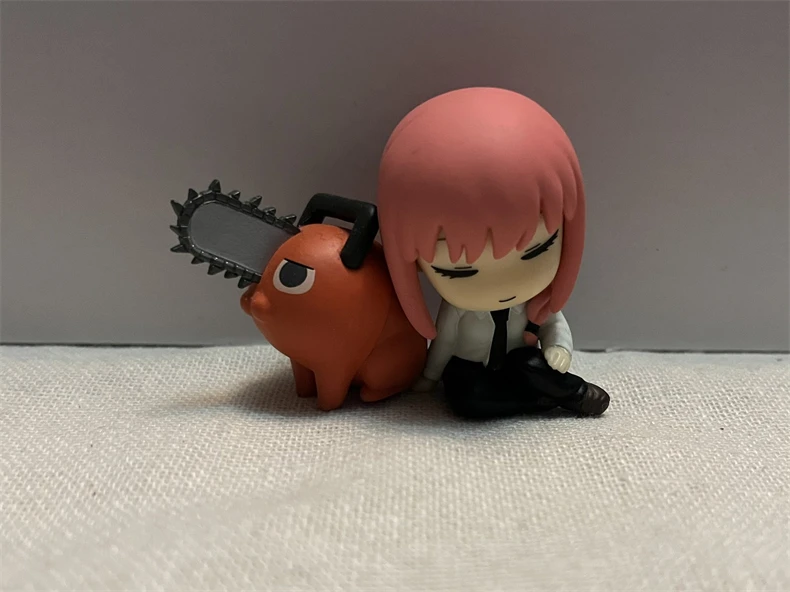 Bandai Chainsaw Man Anime Actionfigur Set Denji Aki Makima Intim Pose Gashapon Sammlerstück Dekor Geschenk auf Lager