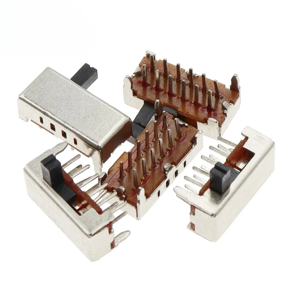 1000 قطعة SK24D02 تبديل التبديل SK24D02VG5 12Pin 2P4T الشريحة التبديل مقبض عالية 5 مللي متر SK-24D02 #3