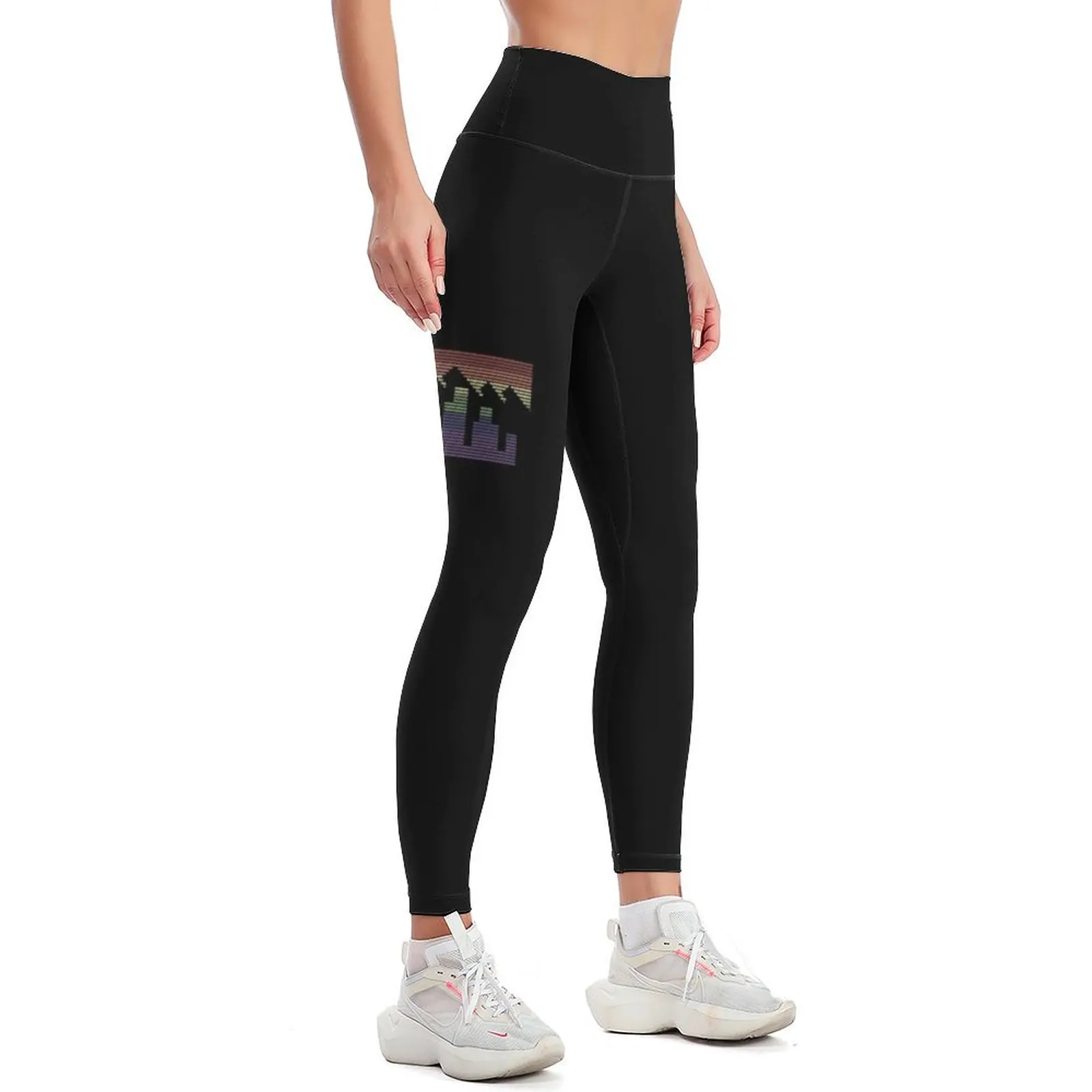 Nuggets Rainbow Leggings gym's clothing push up fitness sport legging joggers for Womens Leggings