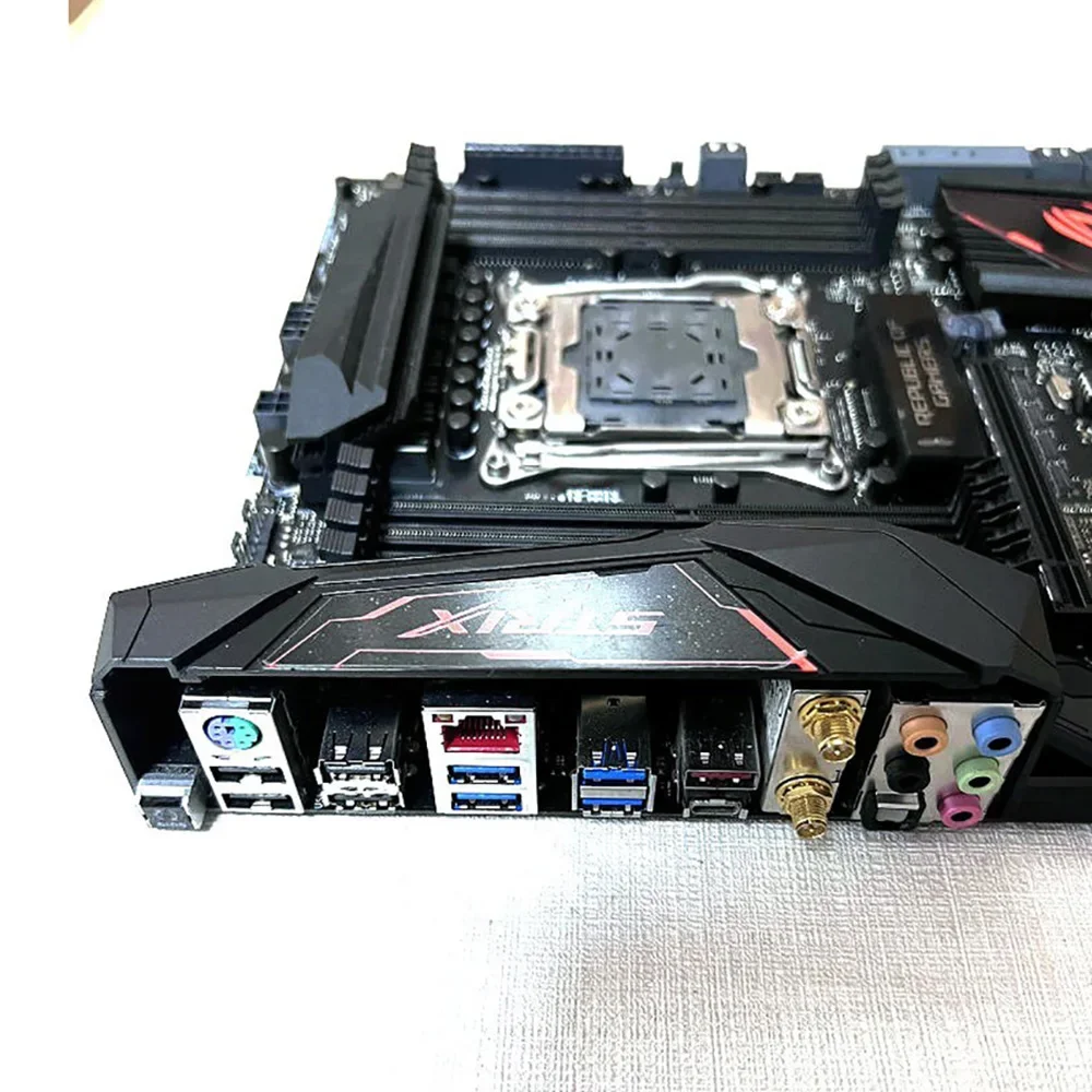 STRIX X99 GAMING ROG 2011-3 mendukung Motherboard Desktop E5 V4 untuk pengiriman cepat Asus kualitas tinggi