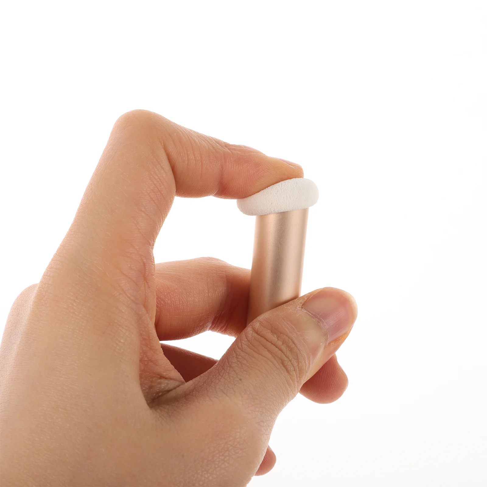 Pincel para corretivo, aplicador de alta densidade, adequado para a pele, para creme de base, pó, maquiagem sob os olhos, portátil, feminino, 5 peças