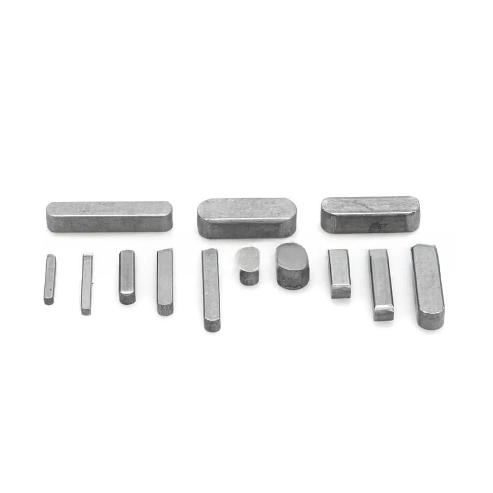 60 Piece Type A Parallel Pin Kit 3x3x20mm to 12x12x32mm Flat Key Pins for Industrial and DIY Fastening Applications
