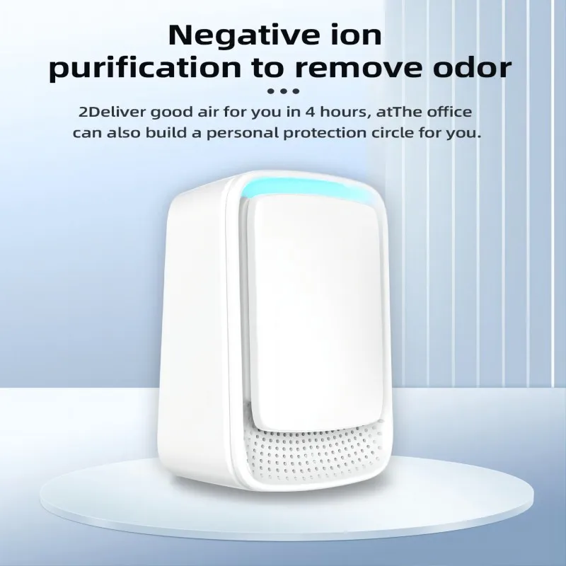 Air Purifier Mini Air Fresheners Deodorizer Negative Air Ionizer Portable Air Cleaner For Home,Office,Pets,Smokers,Toilet (