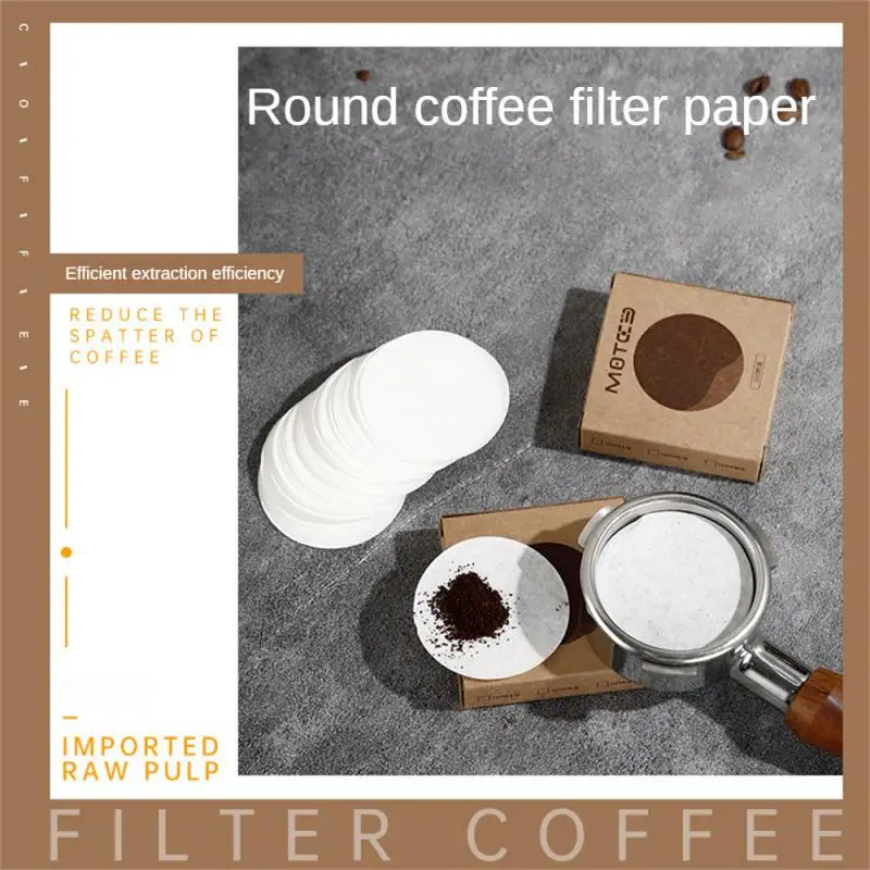 Uniform Without Caking Special Filter Paper For Coffee Environmental Health Coffee Machine Filter Paper White