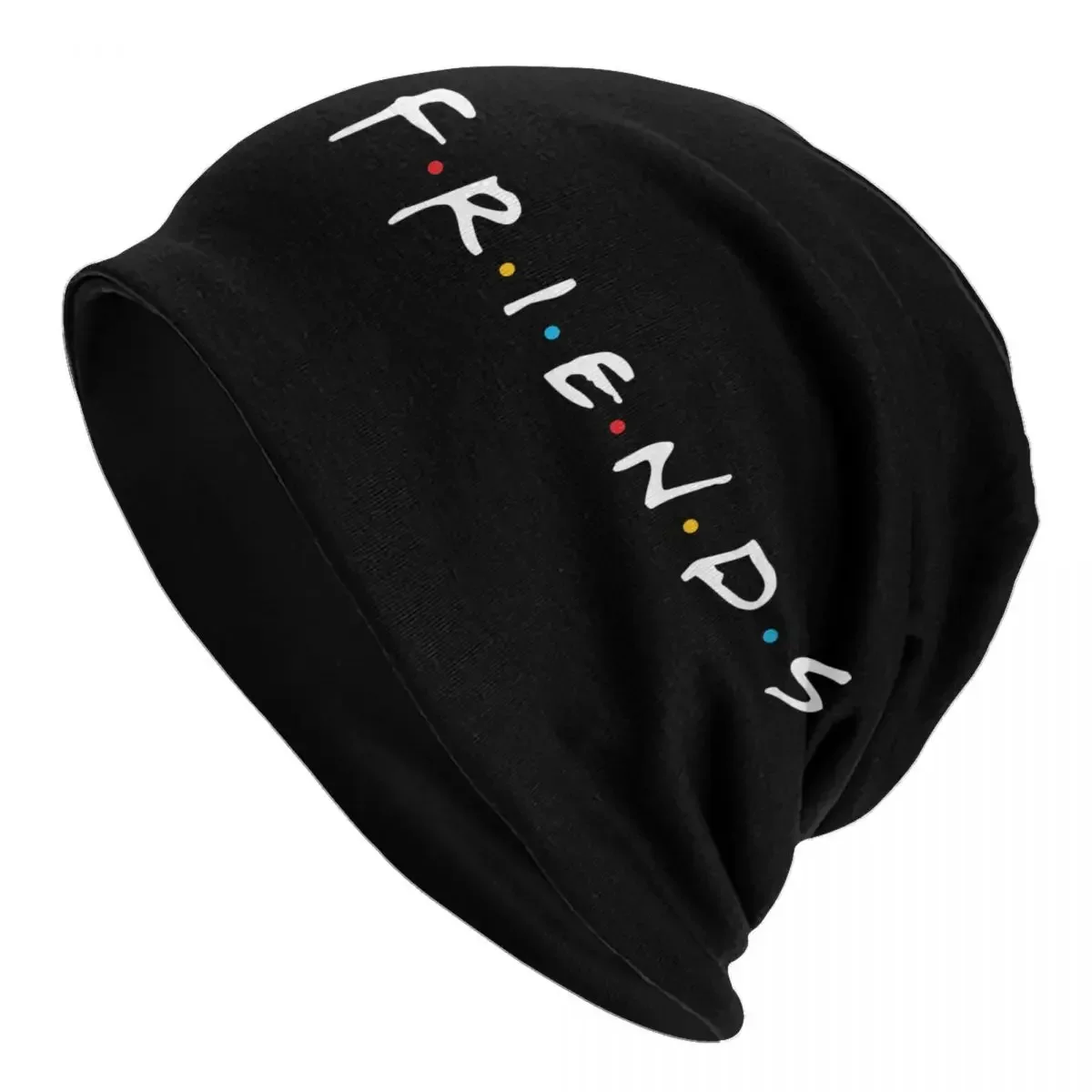 New Friends 90S Famous Tv Show Bonnet Hats Street Knit Hat For Women Men Winter Warm Letter Print Skullies Beanies Caps