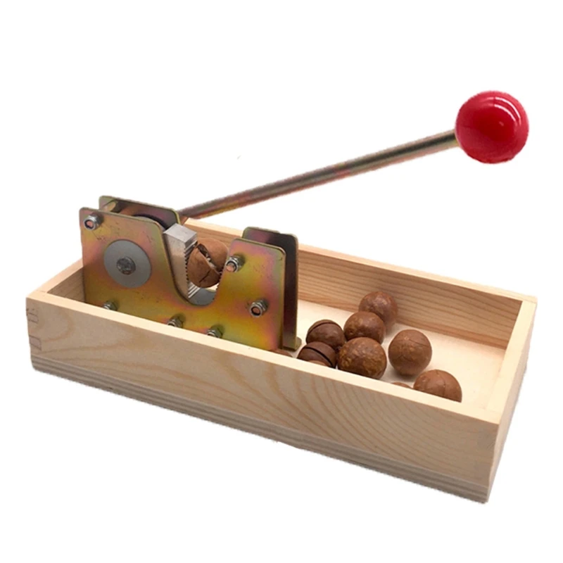 

Manual Nutcracker Nut Tongs With Storage Box for Walnuts Chestnuts Pecans