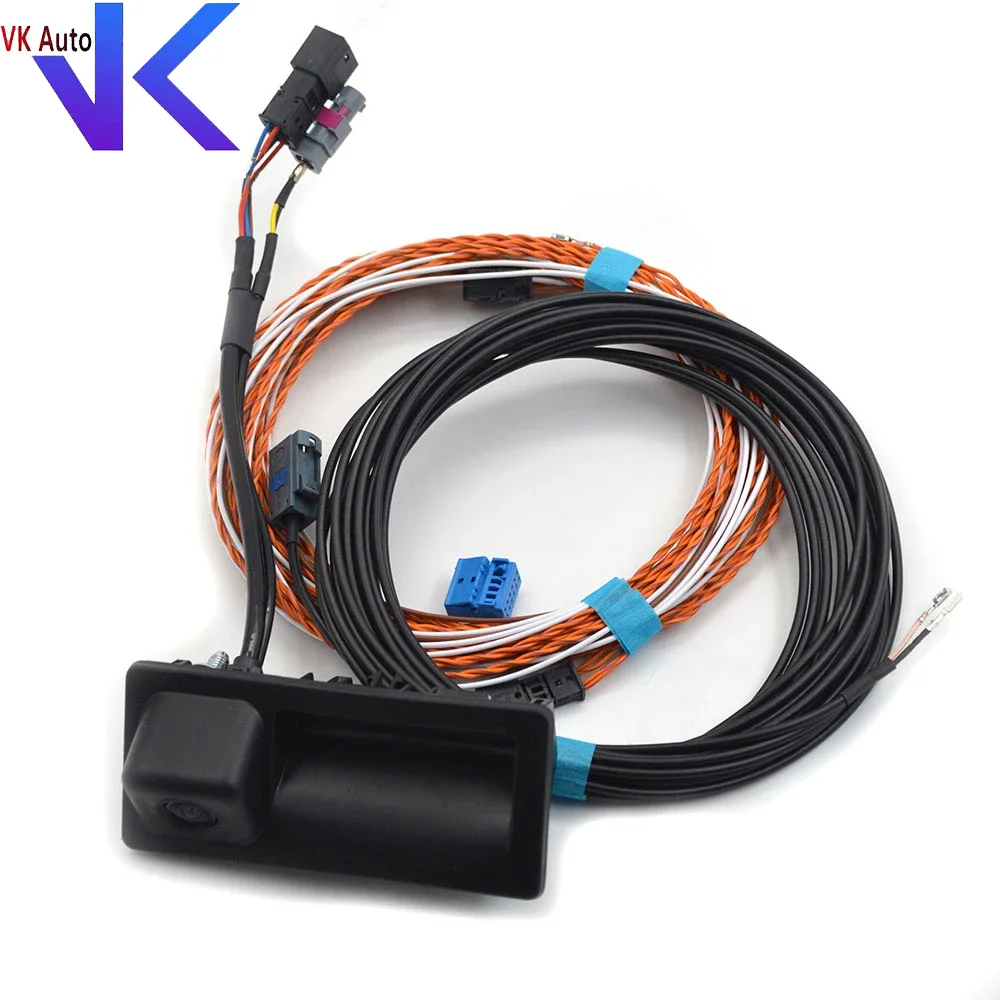 For Audi A3 8V S3 MIB UNIT 8V0827566B 8V0 827 566 B Higi Line OEM Rear View Camera Trunk handle with Trajectory Trace 2017-2021