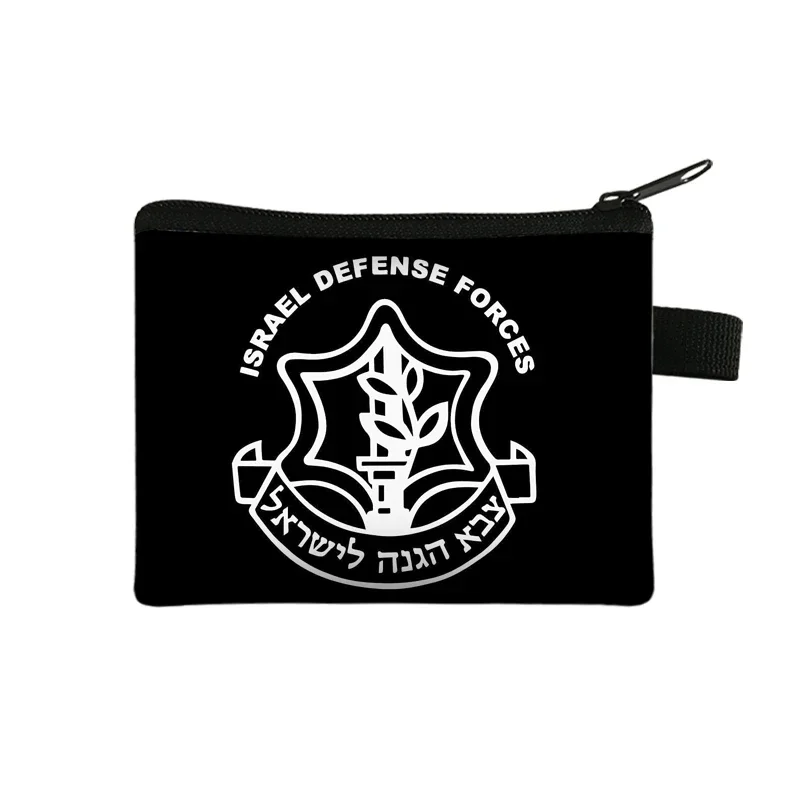 Israel IDF Israeli Army Mossad Coin Purse Special Forces Units 669 Egoz Maglan Wallet Credit Card Money Coin Bag Small Purses