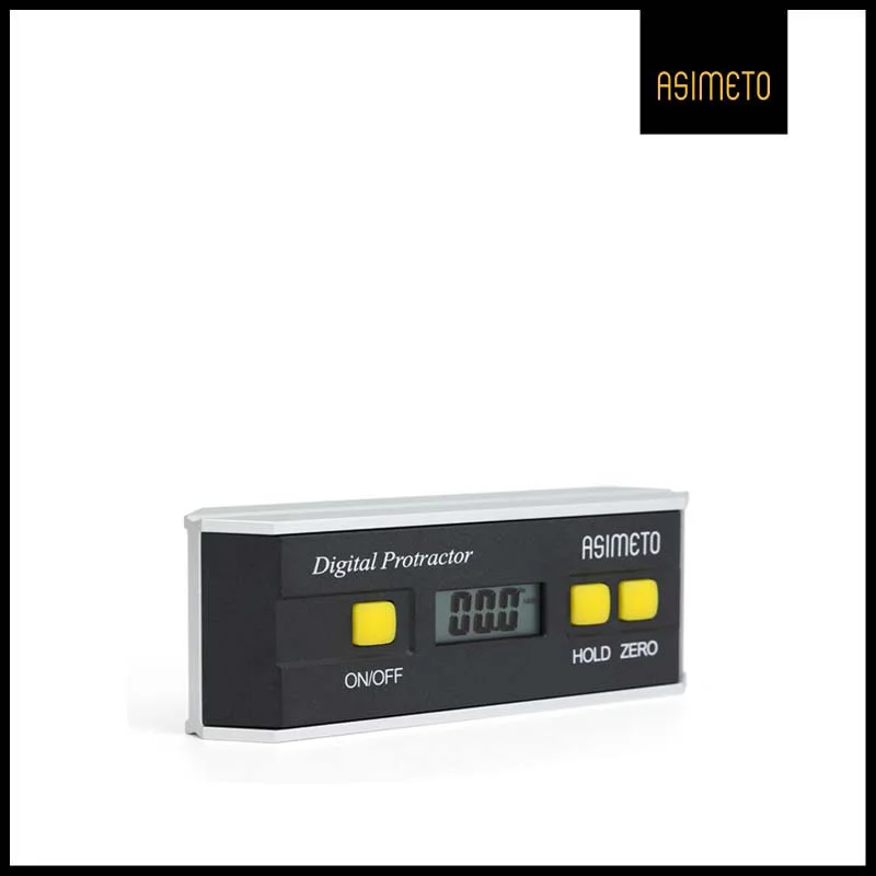 Asimeto 490-16-0 490-16-2( with magnet on base) range 360° resolution 0.1° level type Digital Protractors