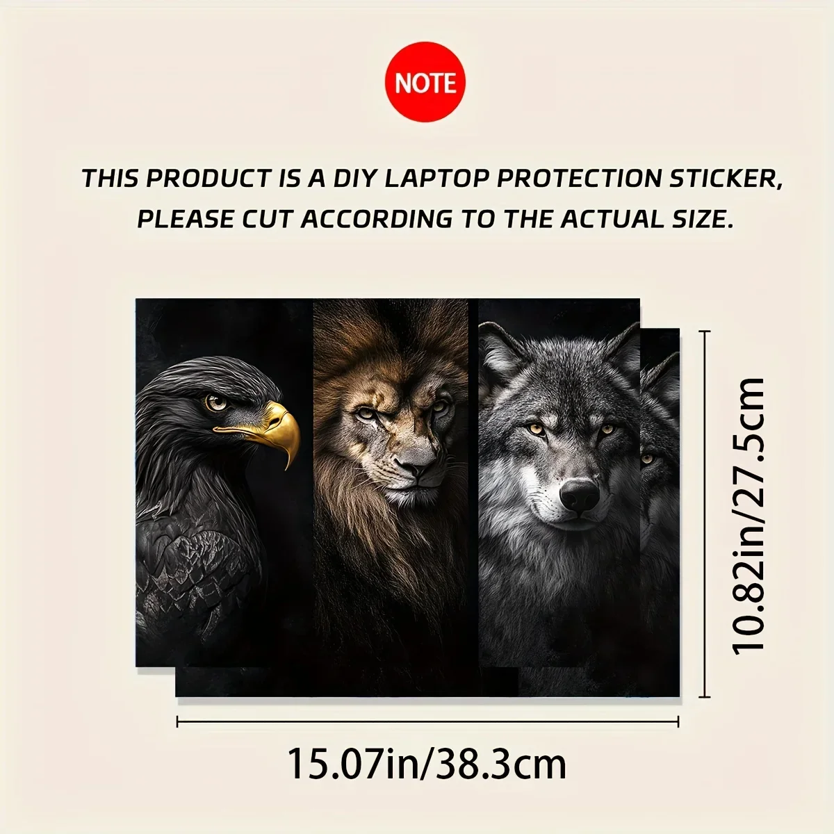 Adesivos de vinil para capa de laptop, 2 peças/set, capa de arte diy resistente a arranhões, adesivos universais de pele de netbook, laptop não reutilizável