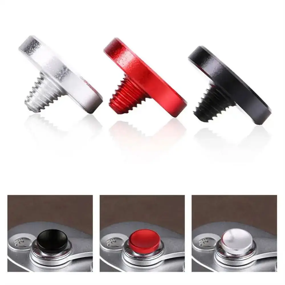 Black Red Silver Camera Shutter Trigger Flat Convex Concave Soft Metal Release Button Kit for Daily Shooting SLR DSLR And Retro