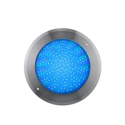 RGB Pool Projector LED 6W 10W 18W 24W 35W 316 Stainless Steel Resin Filled Waterproof IP68 Flat Surface Mounted Cold White Blue