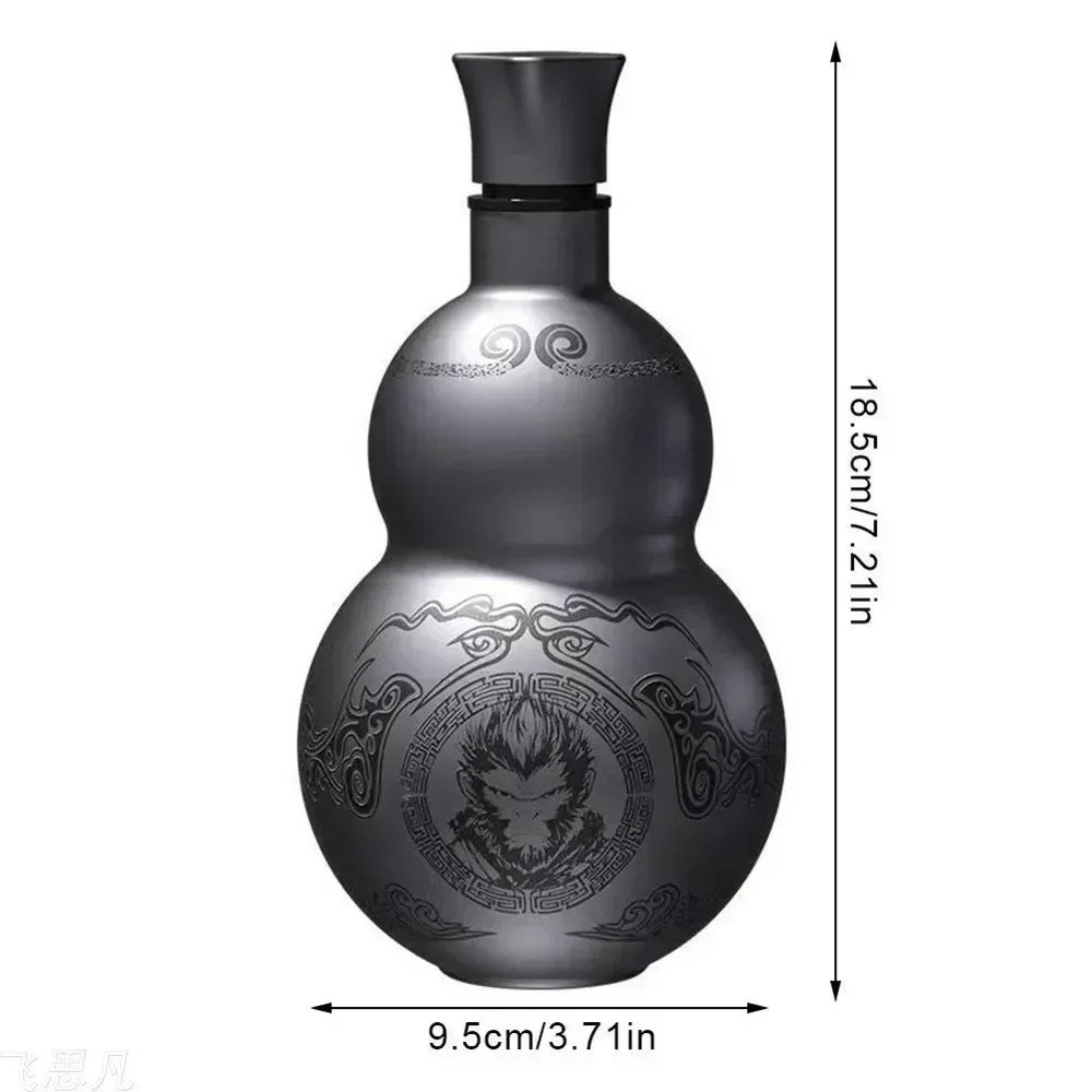 Portable Wukong Gourd Water Bottle – 500ml 304 Stainless Steel