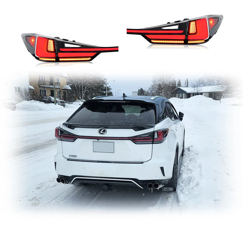 

Zhengwo Factory Led Tail Light Car Accessories Modified Through Tail Light For Lexus RX300H 450 200T 2016-2021 Back Light
