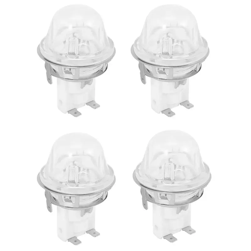 THIVN-4X E14 Oven Lamp Holder Baking 15W/25W Illumination Lamp Holder Oven Lamp Cap High Temperature Lamp Base E14 500 Degrees