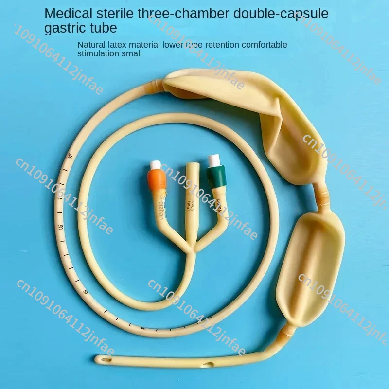 

Disposable Three Chamber Double Gastric Tube Sterile Latex Two Latex Gastric Tube Hemostatic Balloon