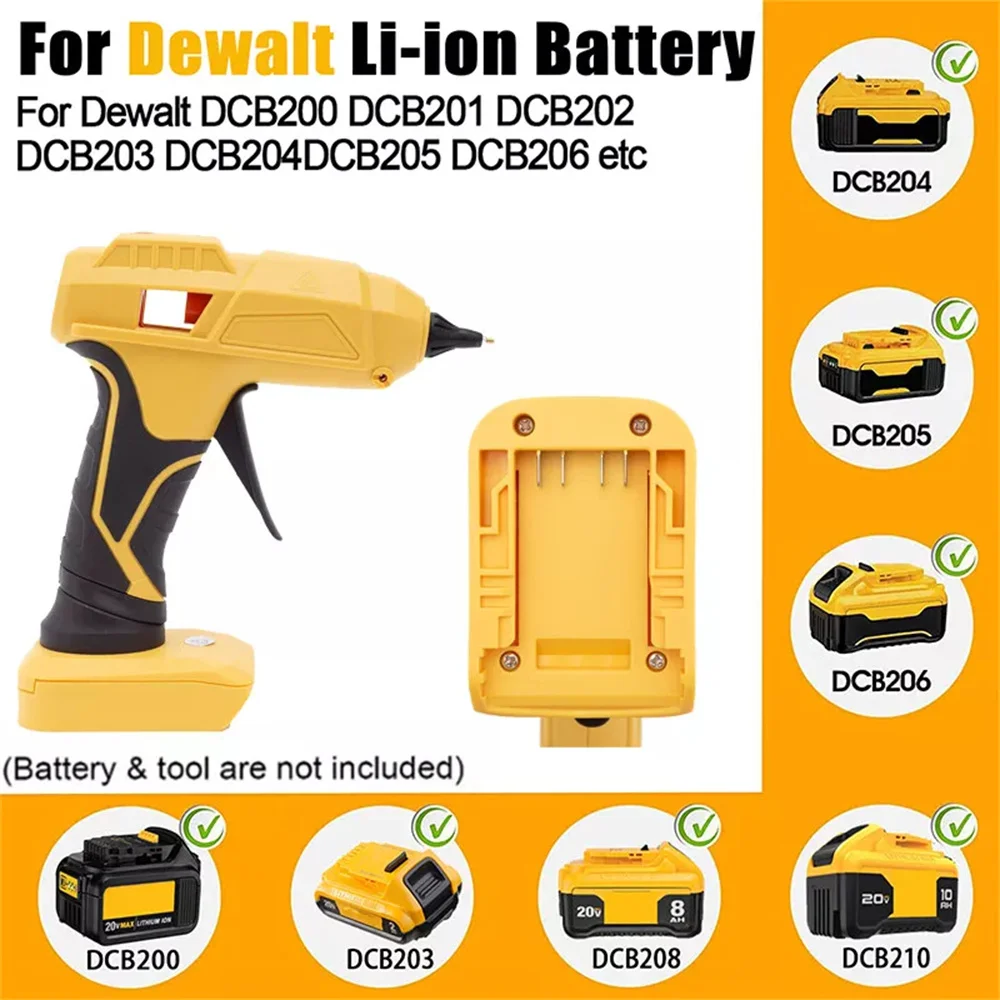 

Electric Hot Melt Glue Gun 11mm Glue Stick Hot Melt Welding Air Gun For Makita Dewalt 18V Battery Cordless Glue Gun (No battery)