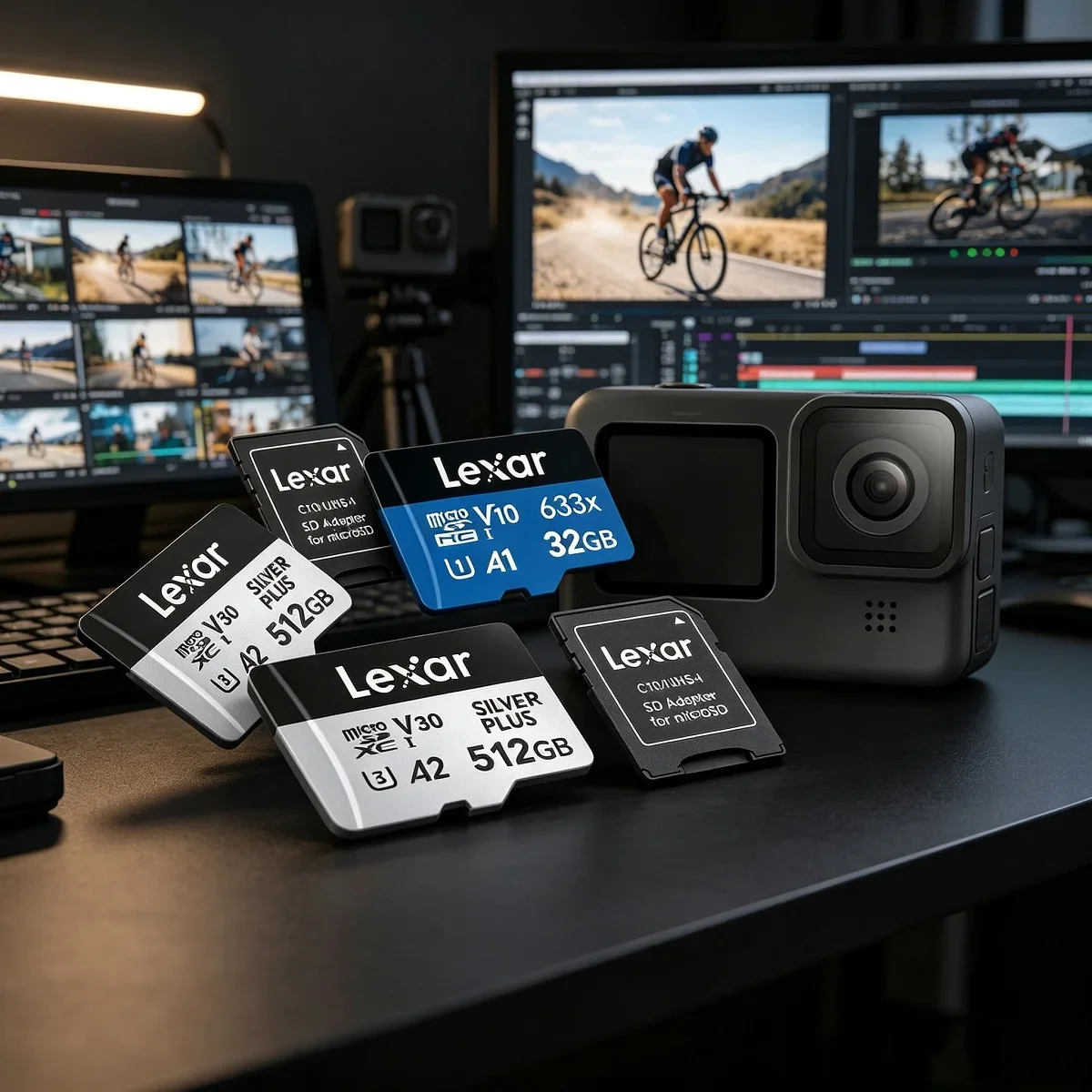 lexar-silver-plus-memory-card-64gb-128gb-256gb-tf-1366x-card-professional-micro-sd-card-a2-v30-read-speed-up-to-205mb-s-4k-uhd