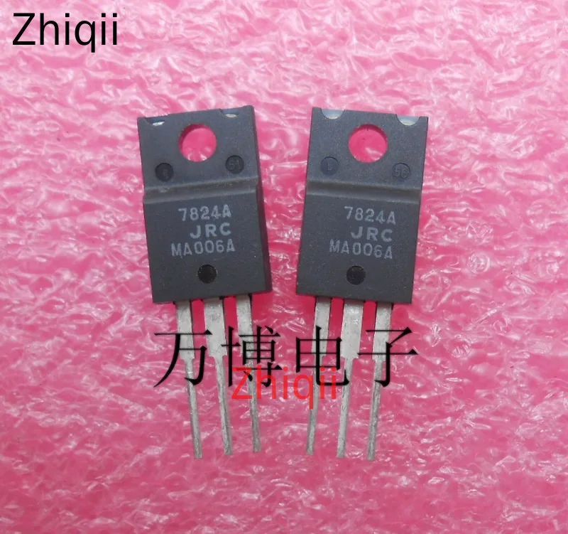 6pcs/lot JRC NJM7824FA Brand New Original Triode 7824A TO-220F +24V Three terminal regulator JRC7824A LM7824 7824