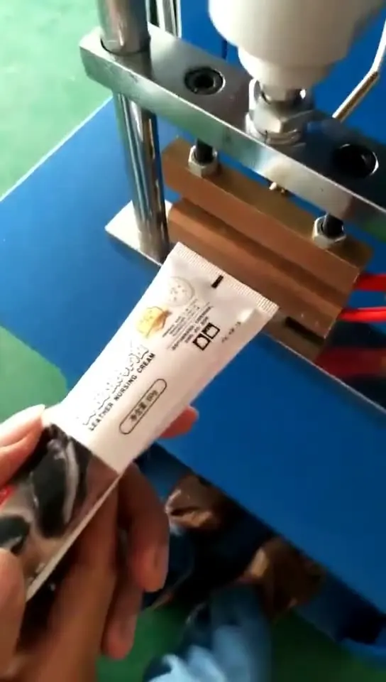 Toothpaste Facial Cleanser Aluminum Tube Tail Date Change Aluminum-plastic Tube Recoding Pneumatic Tube Tail Sealing Machine