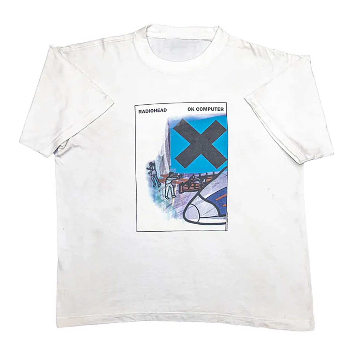 1994 Radiohead OK Computer Album Casual T-Shirt Luxury Band Brand Top for Men and Women Top 2026