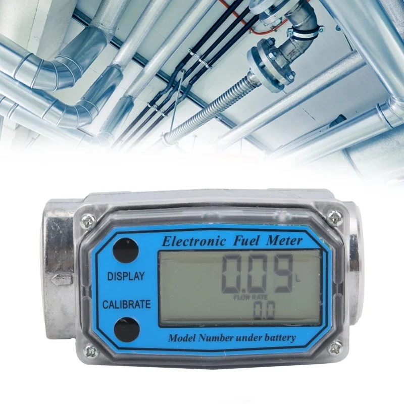 デジタルタービン流量計-ブルー-燃料ポンプ測定用-llw-25-dc23-33v