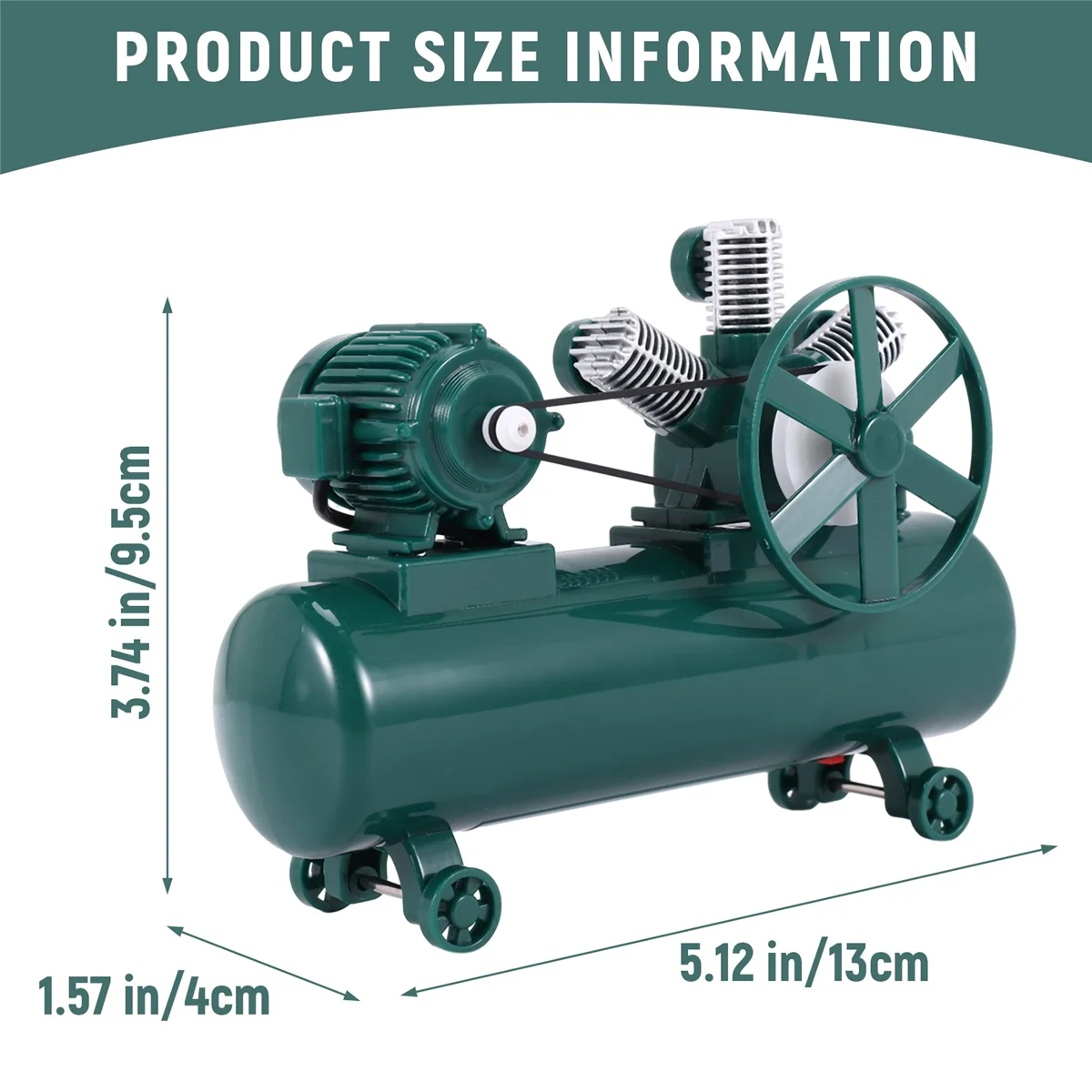 AT77 Mini Air Compressor Inflatable Pump for WPL D12 C14 C24 B14 B36 MN D90 MN99S 1/12 1/16 RC Car Upgrade Parts