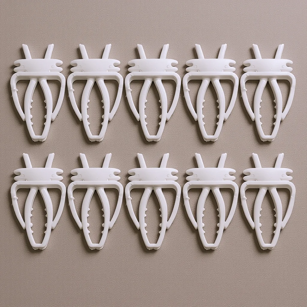 

10Pcs Bird Food Fixing Clamps Vegetable Clips Easy Install Bird Cage Food Holder Parrot Feeding Tool Parrot Feeding Clamp