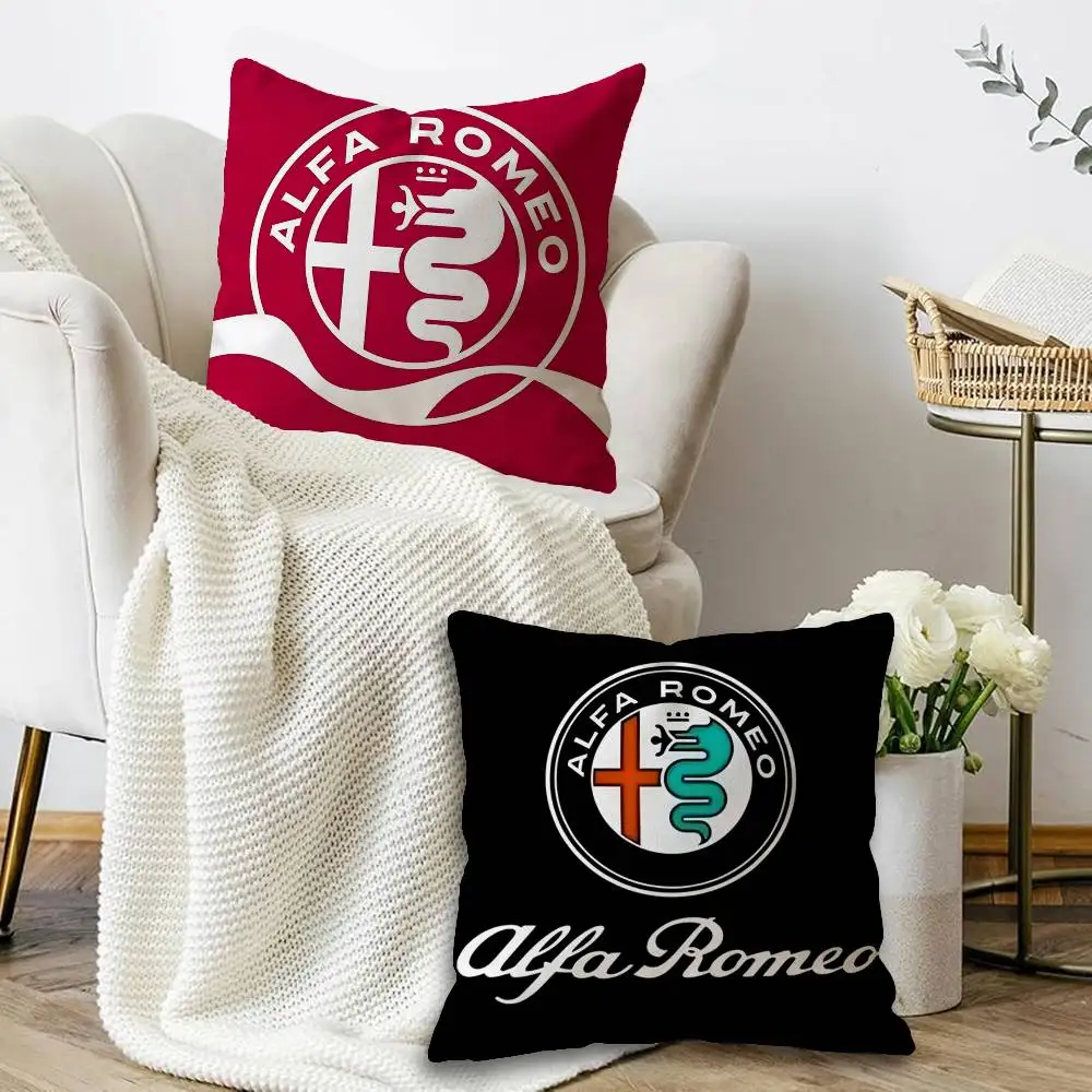 Hot Car A-Alfa Cool R-Romeoes Cushion Cover Decorative Pillow Sofa Home Decor Case Pillow Cases