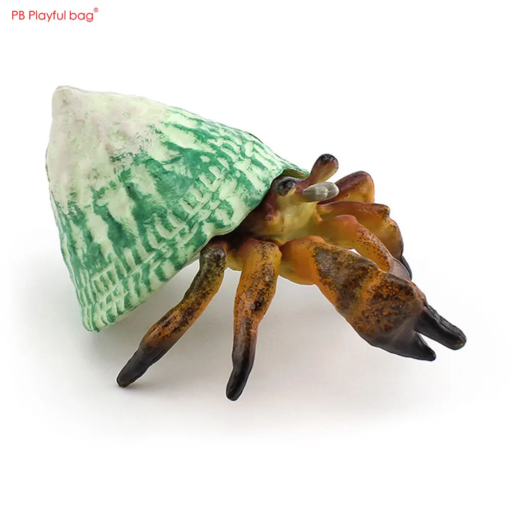 Hermit Crab Ornament Simulated Marine Animal Crab Model Sea Creatures Children Toys HG157