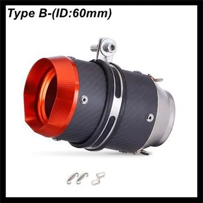 51mm 60mm Universal Motorcycle Exhaust Escape Moto Muffler for KTM RC 125 250 390 DUKE Z900 S1000RR CBR1000 MT09 MT07 Tmax530 R3 image 3