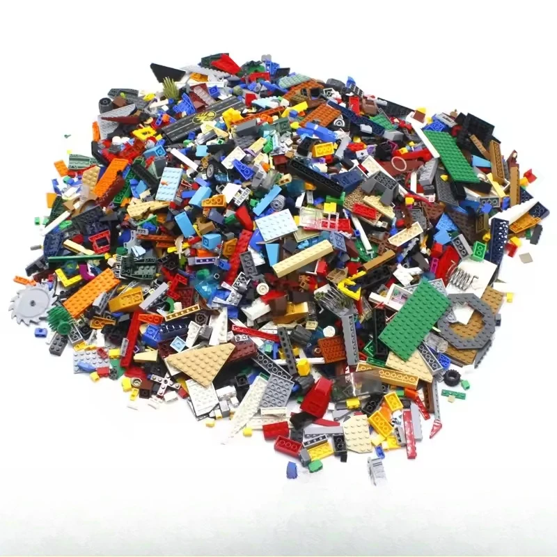 1500g DIY MOC Random Assembly Building Blocks Bulk Basic Parts Classic Model Bricks Creative City Sets Kid Educational Toys Gift