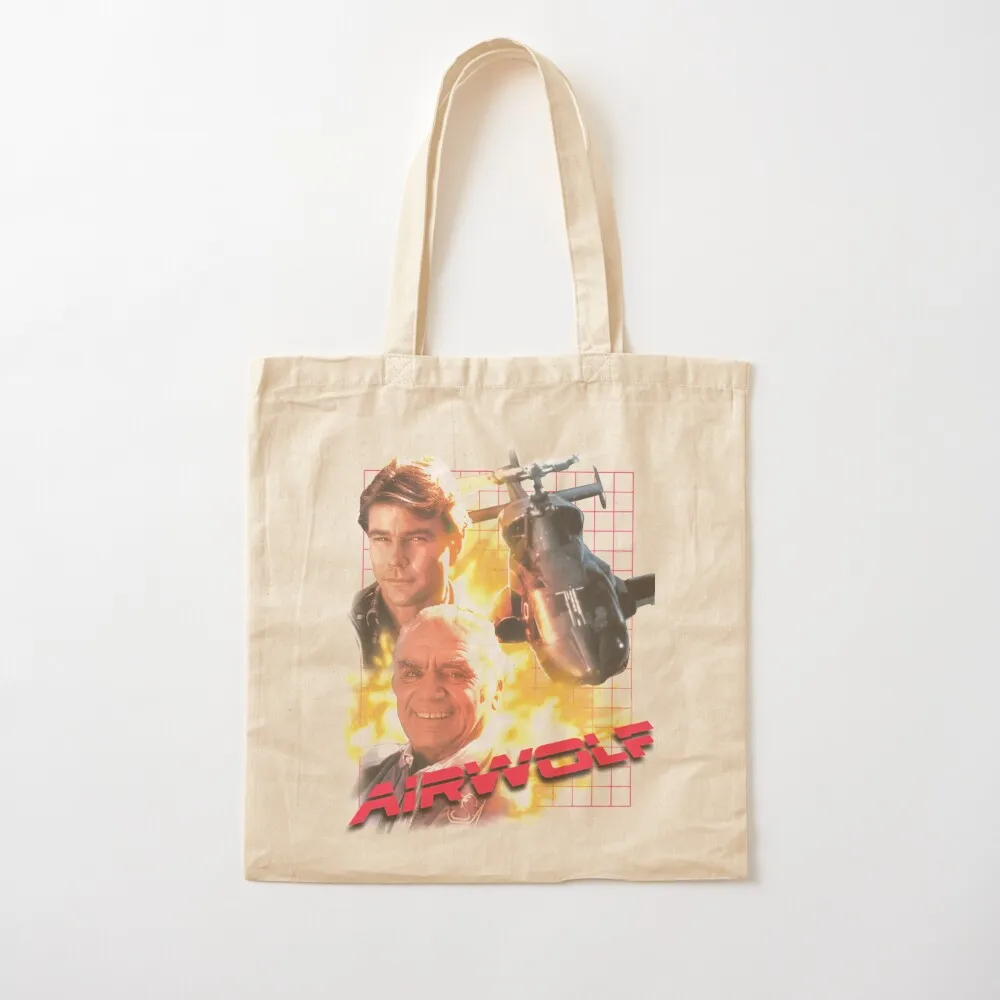 Airwolf Tote Bag free delivery bags Women's bag Fabric bag shopping bags foldable