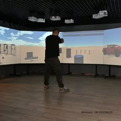 Interactive Shooting Game Simulator Holographic Interactive Projection System Indoor Amusement Equipment for Children Playground
