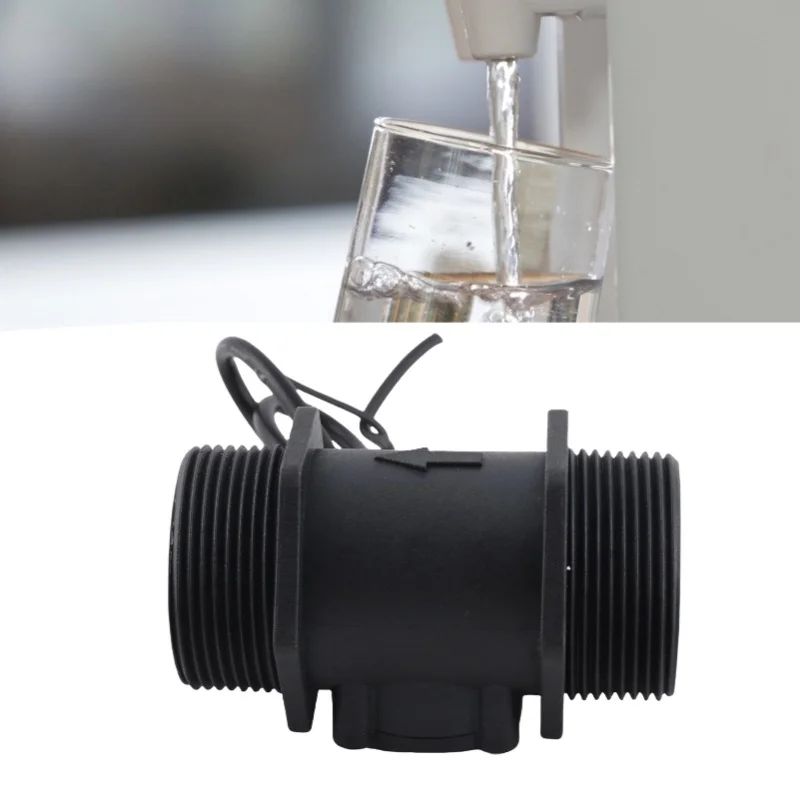 Water Flow Sensor For Swimming Pool Hall Turbine Flowmeter 47mm YF-DN40 DC 3.5-24V