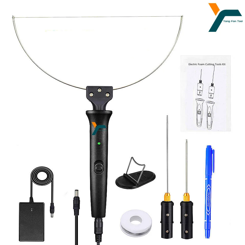 Máquina de Corte Elétrica do Derretimento Quente Pena do Cortador da Espuma Faca do Calor Filme da Bolha Bolsa Tecido Esponja kt Board Cutting 18w 100v240v