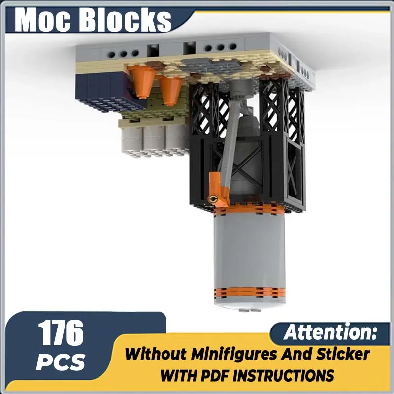 

Modular City Building Model Moc Building Bricks Cement Silo Model Technology Blocks Gift City Street View Toys DlY Sets Assembly