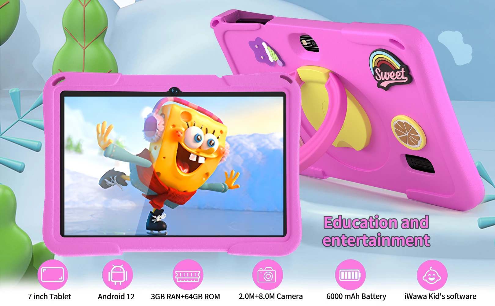 Learning Tablet for Kids, 7 