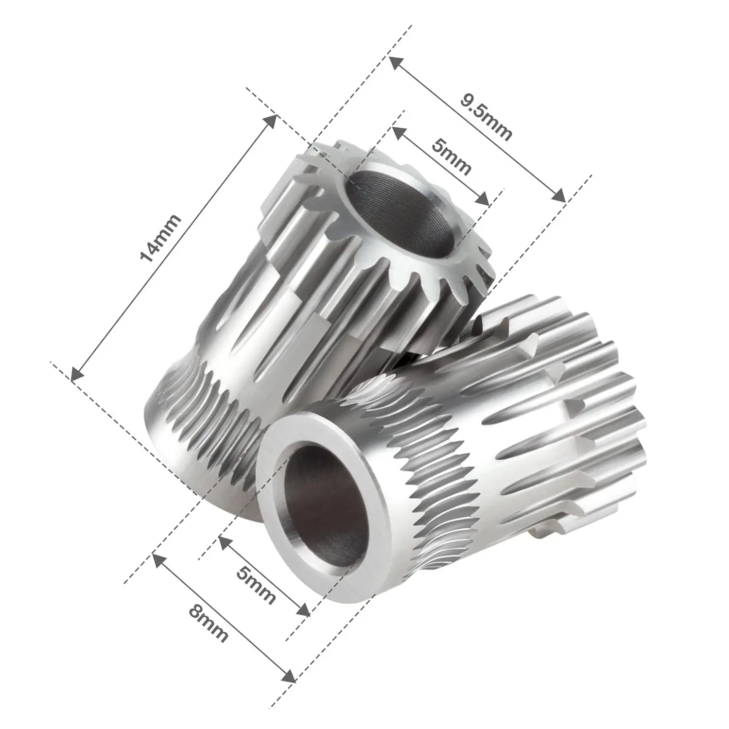 Hardened Extrusion Wheel High-precision Processing Suitable for MK8 CR10 Prusa i3 3d Printer gear Mini Bowden Extruder