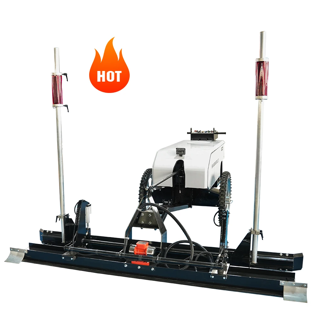 

Road Construction Concrete Floor Self Leveling Machine 2.5m Work Width Walk-Behind 2 Wheels Concrete Laser Screed