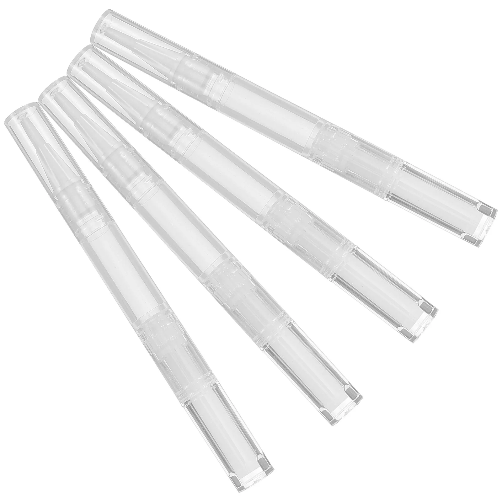 4 قطعة أقلام تزيين الأظافر الفارغة قابلة لإعادة الاستخدام السائل قضيب لزيت البشرة ملمع الشفاه رمش النمو زيت طبيعي مانيكير #3