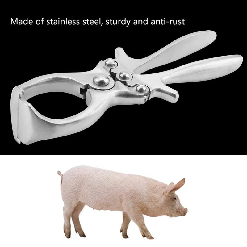 Castration Pliers, Stainless Steel Livestock Emasculate Castration Tools Castration Veterinary Instruments For Pig Sheep Bulls