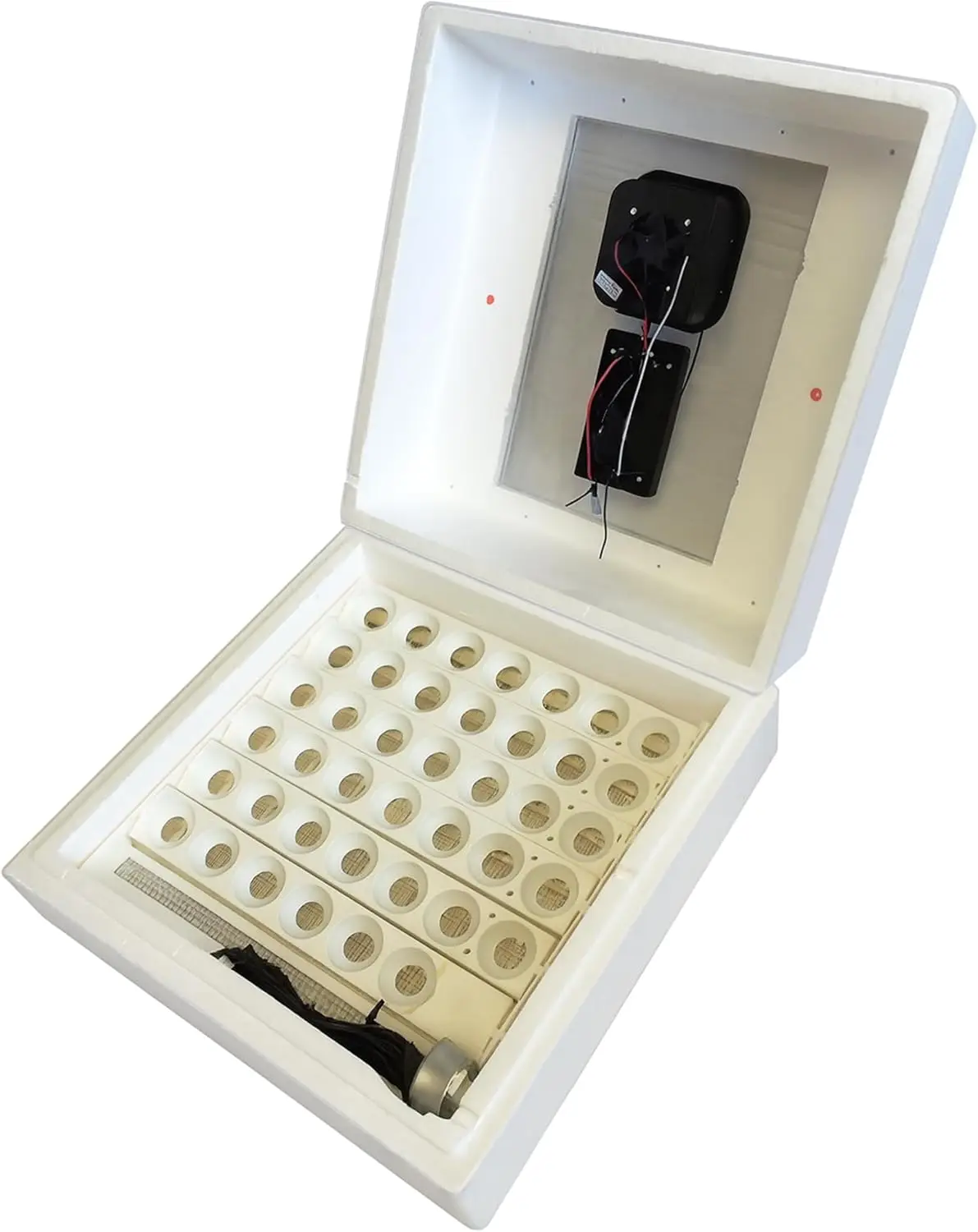 

Farm Innovators Model 2450 Pro Series Digital Circulated Air Egg Incubator with Automatic Egg Turning and Humidity Control, 41 E