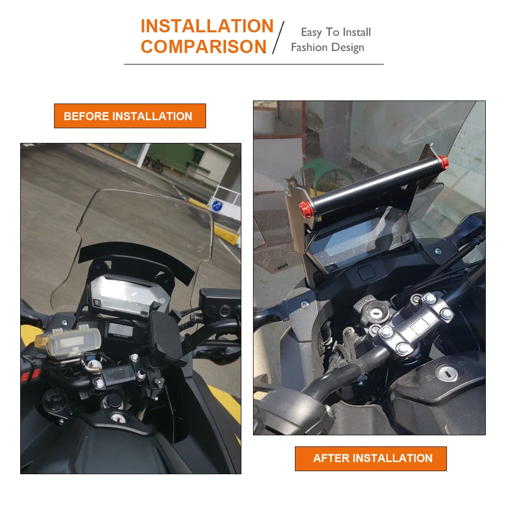 For Honda NC750X Navigation GPS Plate Bracket Adapt Holder For NC 750 X 2016 2017 2018 2019 2020 Motorcycle Mobile Phone Stand
