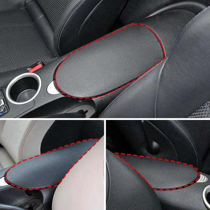 

For Nissan 370Z 2009-2020 armrest box protective cover Central armrest box protective cover accessories Carbon fiber pattern