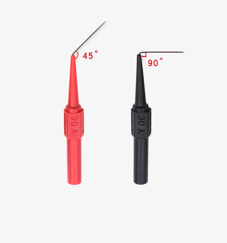 4Pcs 30V Car Tip Probes Diagnostic Tools Multimeter Test Lead Extention Back Piercing Needle Autotools Automotive Kit Machine